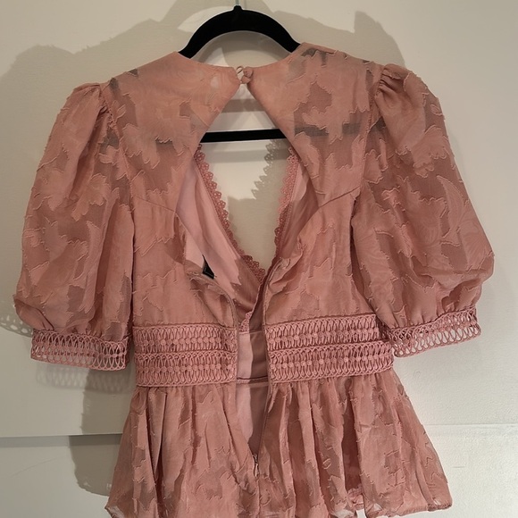 Lipsy stunning pink top never worn size small woman - Picture 7 of 10